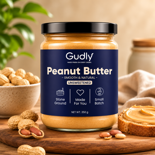 Cold Pressed Peanut Butter - Unsweetened
