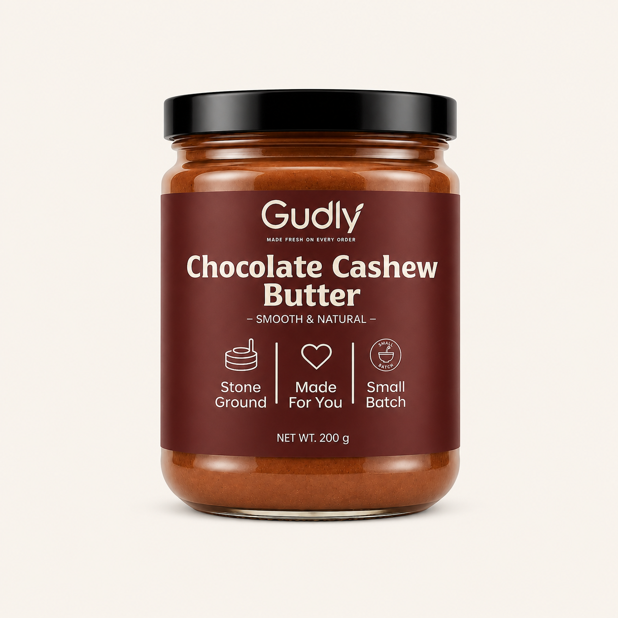 Cold Pressed Chocolate Cashew Butter