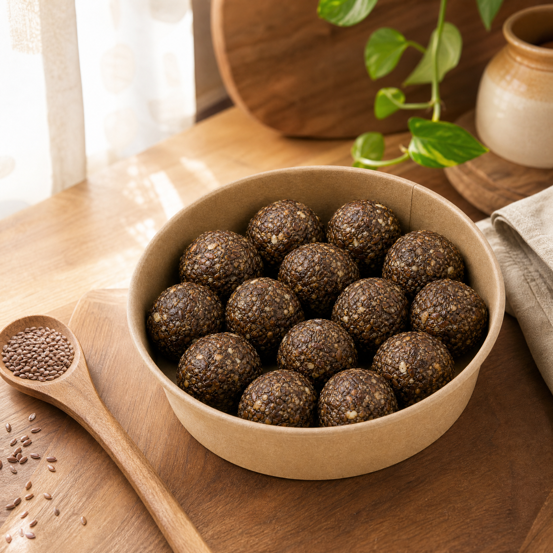 Flax Seeds Ladoo - Box of 12